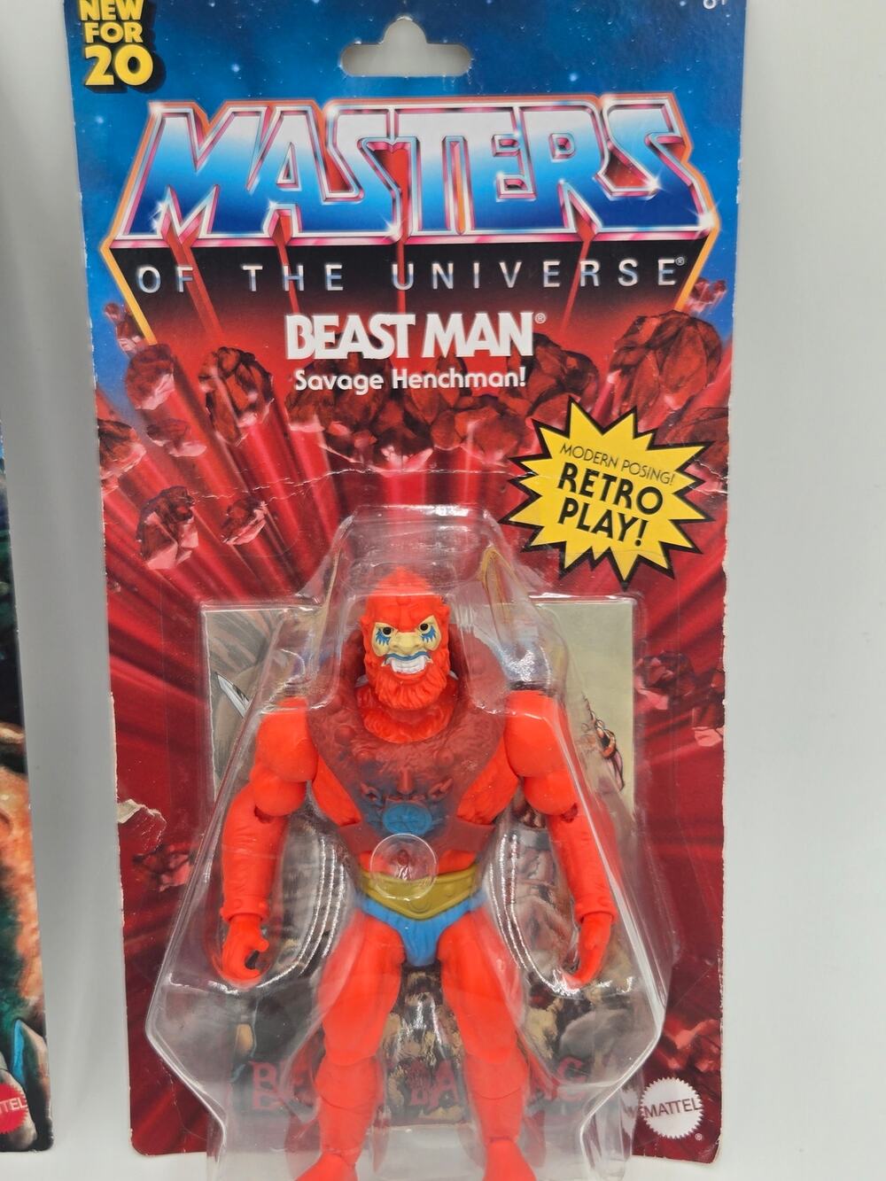 MOTU Origins Beast Man Action Figure Mattel Retro Carded 2020